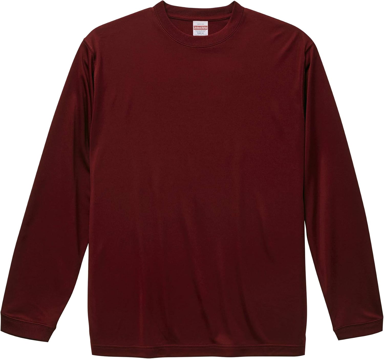 Футболка с длинным рукавом, с шелковистой текстурой мужская United Athle, красный/бордовый
Футболка с длинным рукавом, с шелковистой текстурой мужская United Athle, красный/бордовый
