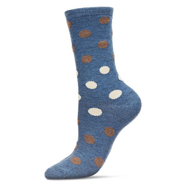 Женские носки в рубчик из смесового кашемира с разноцветным горошком Memoi, Denim
Женские носки в рубчик из смесового кашемира с разноцветным горошком Memoi, Denim