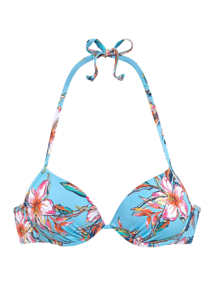 Верх бикини LASCANA, цвет hellblau/bedruckt
Верх бикини LASCANA, цвет hellblau/bedruckt