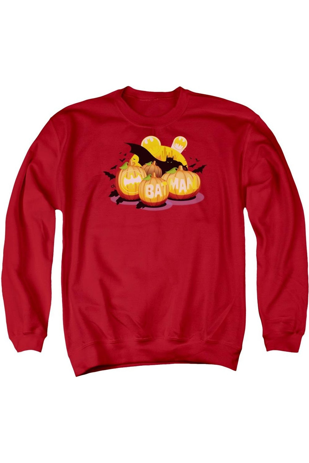 Толстовка Batman Bat O Lanterns для взрослых с круглым вырезом Gildan, красный
Толстовка Batman Bat O Lanterns для взрослых с круглым вырезом Gildan, красный