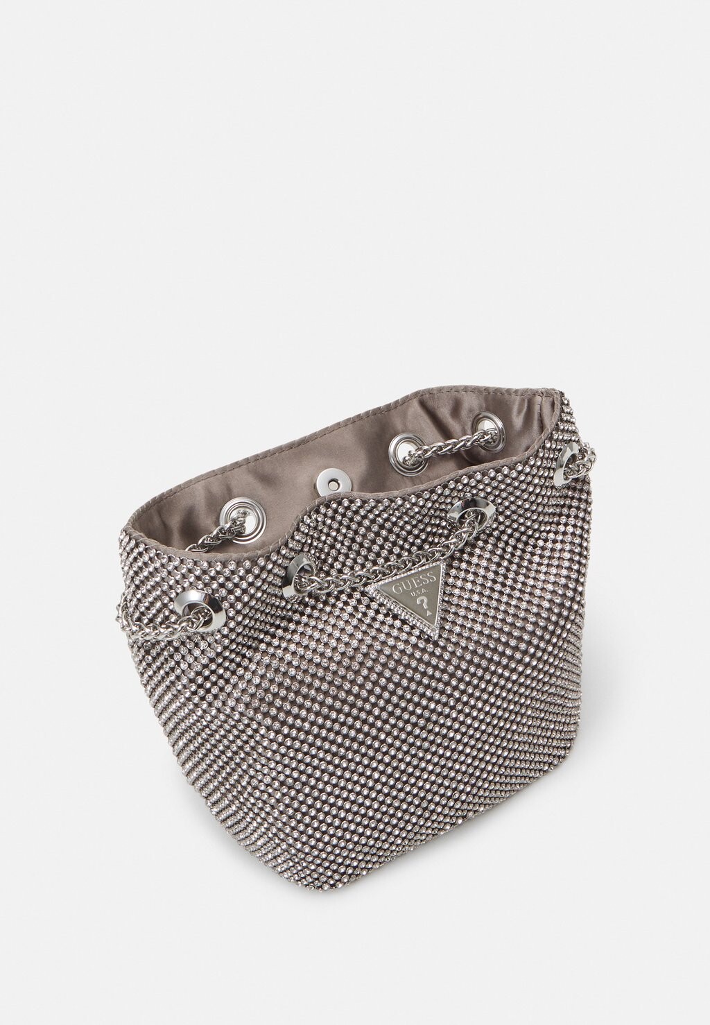 Сумка через плечо ZALINA POUCH Guess, серебристый 
Сумка через плечо ZALINA POUCH Guess, серебристый