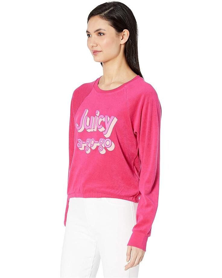 Пуловер Juicy Couture Juicy A Gogo Microterry Logo Pullover, цвет Sweet Raspberry
Пуловер Juicy Couture Juicy A Gogo Microterry Logo Pullover, цвет Sweet Raspberry