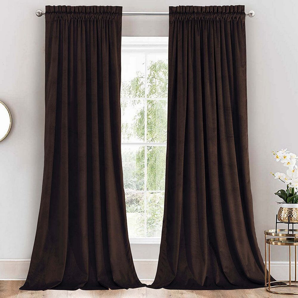 Карманные панели для карнизов из тяжелого бархата (набор из 2 шт.) Egyptian Linens, цвет Chocolate
Карманные панели для карнизов из тяжелого бархата (набор из 2 шт.) Egyptian Linens, цвет Chocolate