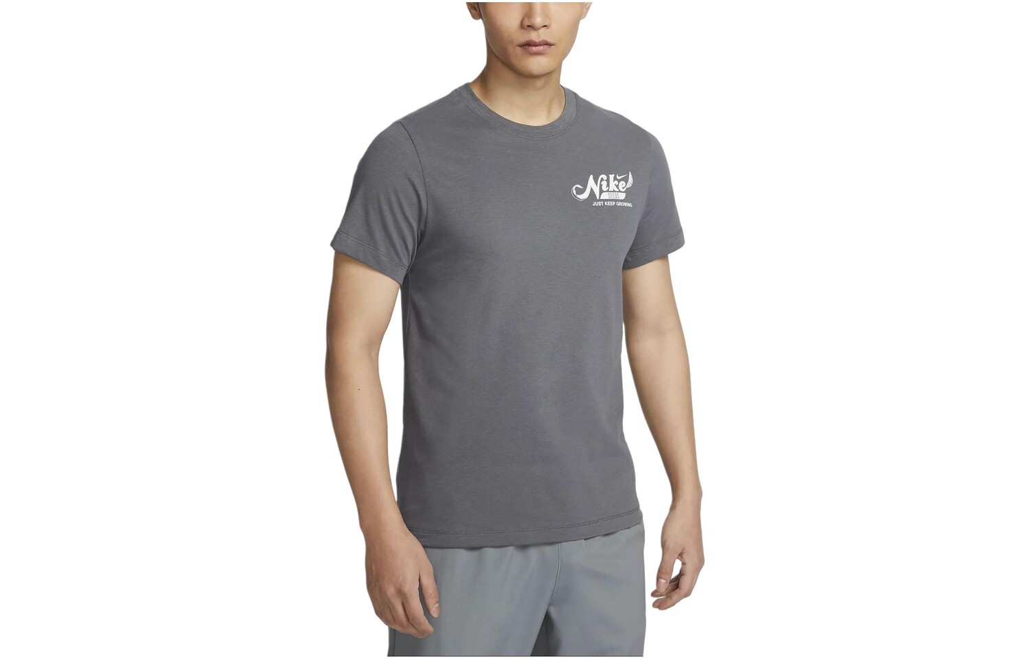 Футболка мужская железно-серая Nike, серый
Футболка мужская железно-серая Nike, серый
