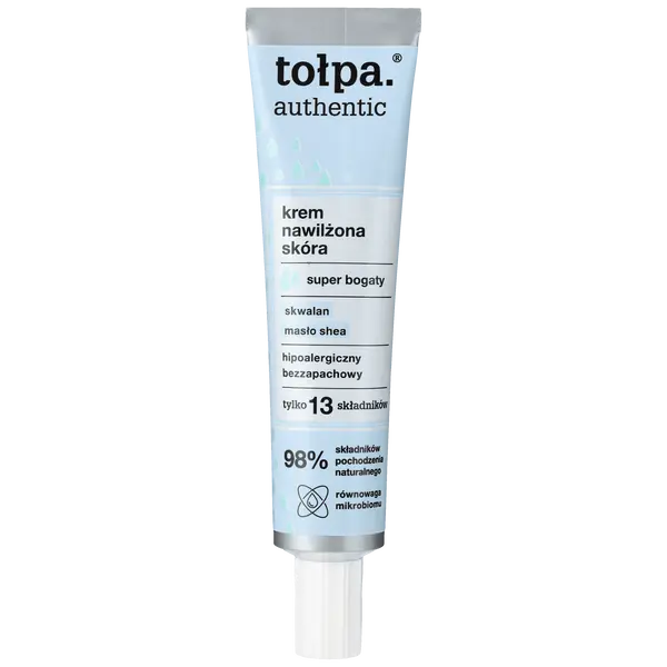 Супернасыщенный увлажняющий крем для лица, 40 мл Tołpa Authentic 
Супернасыщенный увлажняющий крем для лица, 40 мл Tołpa Authentic