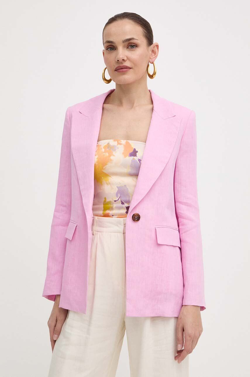 Льняная блейзер Marella, розовый 
Льняная блейзер Marella, розовый