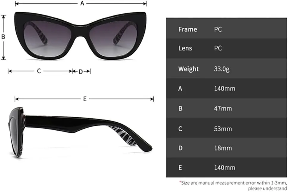 Женские солнцезащитные очки «кошачий глаз» для женщин, защита от ультрафиолета UV400, ретро-стиль, коричневый леопардовый принт, черные очки LANGSER, Black Gray
Женские солнцезащитные очки «кошачий глаз» для женщин, защита от ультрафиолета UV400, ретро-стиль, коричневый леопардовый принт, черные очки LANGSER, Black Gray
