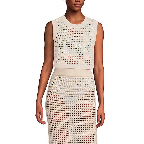 Женский топ без рукавов с открытой вязкой Lands' End, Washed Sand
Женский топ без рукавов с открытой вязкой Lands' End, Washed Sand