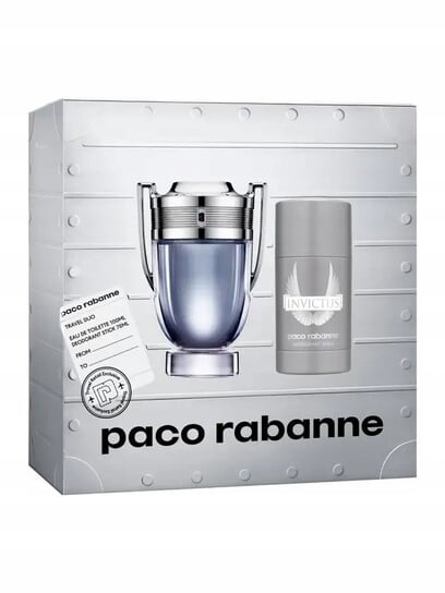 Косметический набор, 2 шт. Paco Rabanne Invictus
Косметический набор, 2 шт. Paco Rabanne Invictus
