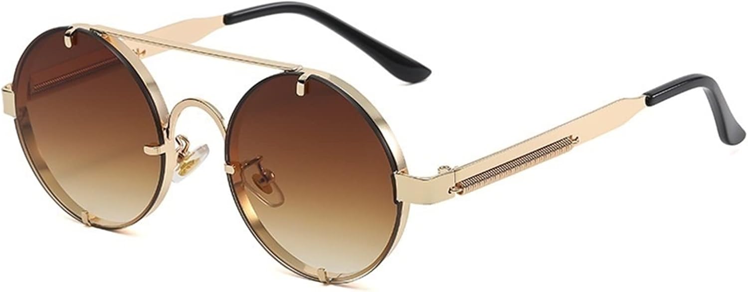 Солнцезащитные очки XINXIN в ретро-стиле с круглой металлической оправой в стиле панк, декоративные очки для отдыха на природе, для мужчин и женщин (цвет: F, размер: средний), F
Солнцезащитные очки XINXIN в ретро-стиле с круглой металлической оправой в стиле панк, декоративные очки для отдыха на природе, для мужчин и женщин (цвет: F, размер: средний), F