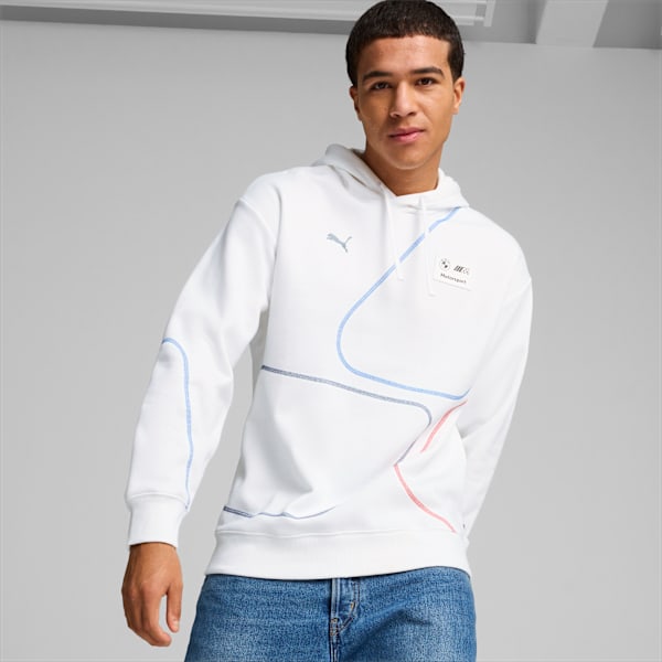 Мужская толстовка с капюшоном для автоспорта Bmw M Motorsport Puma, белый
Мужская толстовка с капюшоном для автоспорта Bmw M Motorsport Puma, белый
