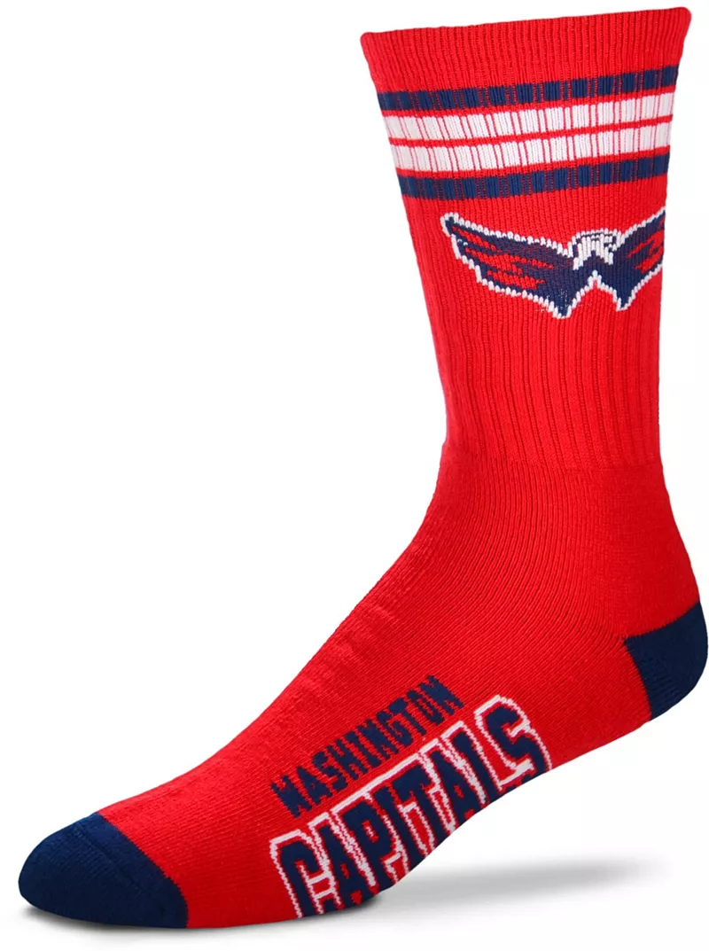 Носки Deuce Crew с 4 полосками для босых ног Washington Capitals For Bare Feet
Носки Deuce Crew с 4 полосками для босых ног Washington Capitals For Bare Feet