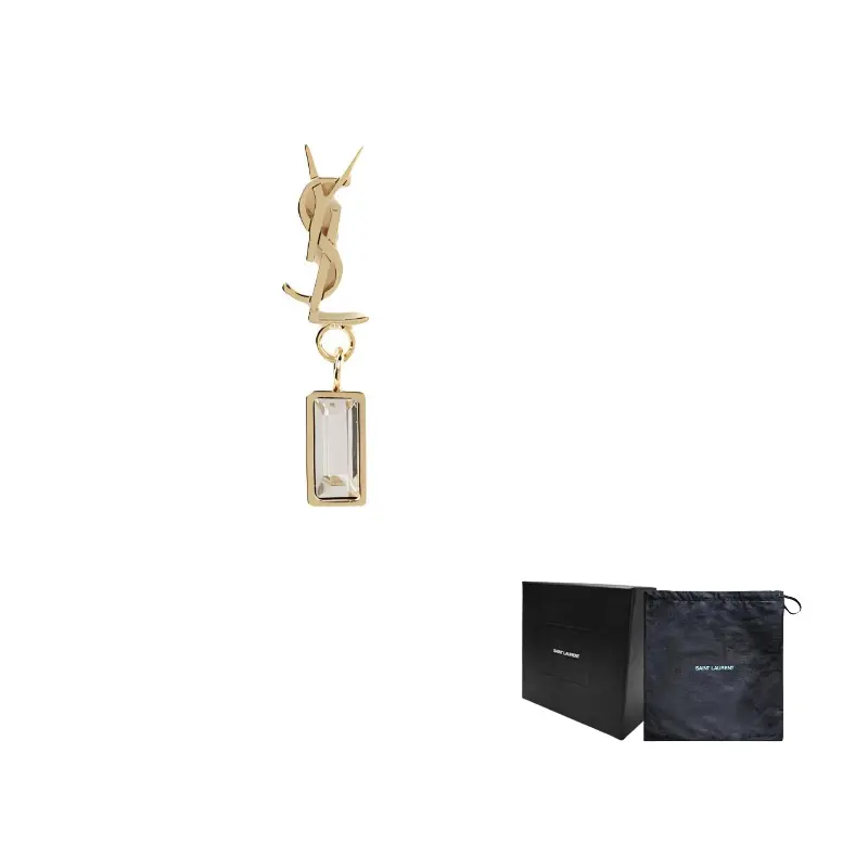Серьги с гравировкой логотипа и кристаллами SAINT LAURENT
Серьги с гравировкой логотипа и кристаллами SAINT LAURENT