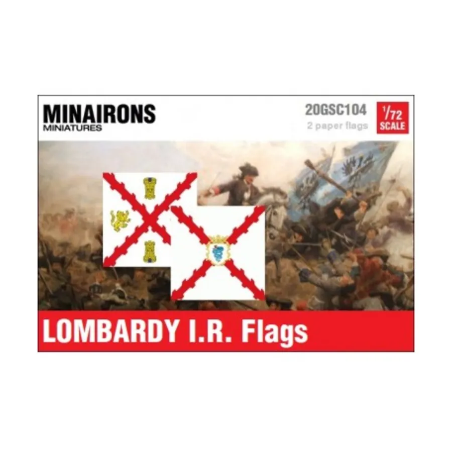 Флаги Ломбардии IR, War of Spanish Succession - Decals & Flags (1:72)
Флаги Ломбардии IR, War of Spanish Succession - Decals & Flags (1:72)