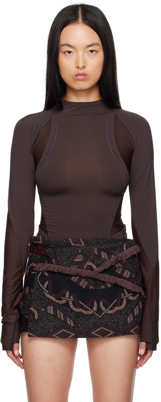 Футболка с длинным рукавом коричневая Track HYEIN SEO
Футболка с длинным рукавом коричневая Track HYEIN SEO