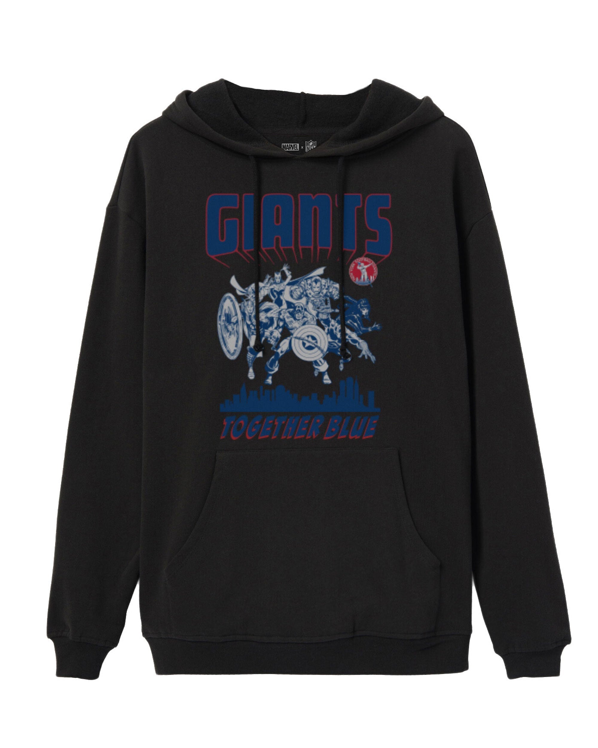NY Giants x Marvel Мстители вместе синяя толстовка с капюшоном Junk Food Clothing
NY Giants x Marvel Мстители вместе синяя толстовка с капюшоном Junk Food Clothing