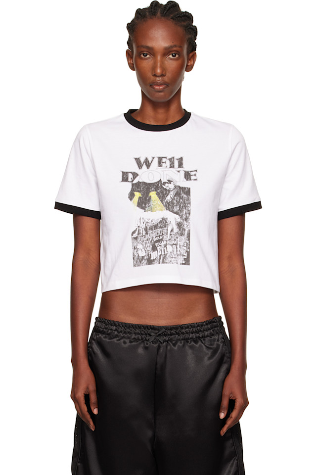 Футболка с принтом в виде постера We11Done, белый
Футболка с принтом в виде постера We11Done, белый