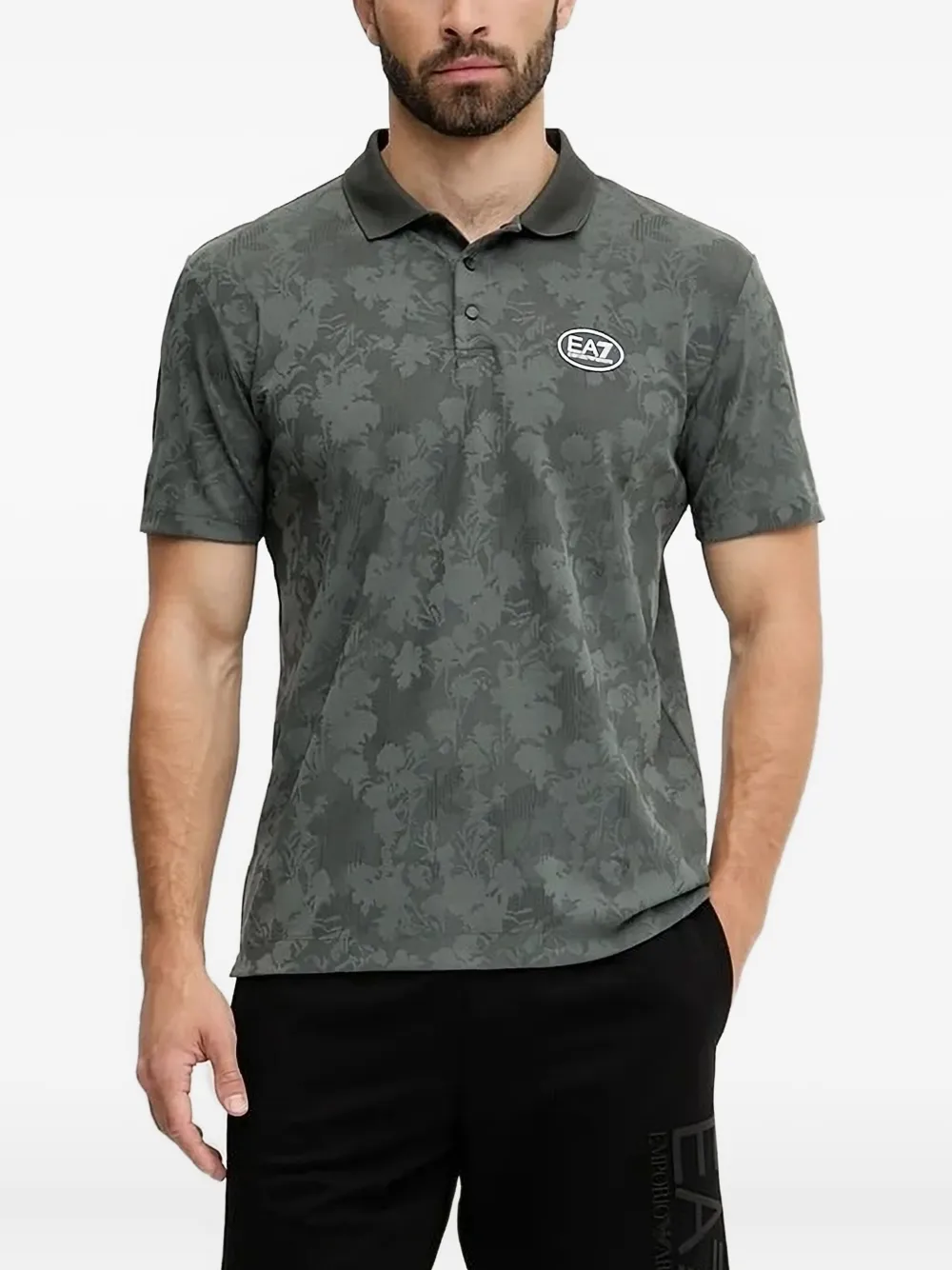 Рубашка-поло с цветочным жаккардом Ea7 Emporio Armani, зеленый
Рубашка-поло с цветочным жаккардом Ea7 Emporio Armani, зеленый