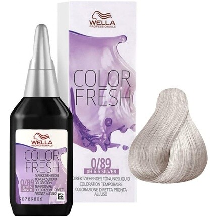 Professionals Color Fresh без аммиака 0/89, серебро, 75 мл, Wella 
Professionals Color Fresh без аммиака 0/89, серебро, 75 мл, Wella