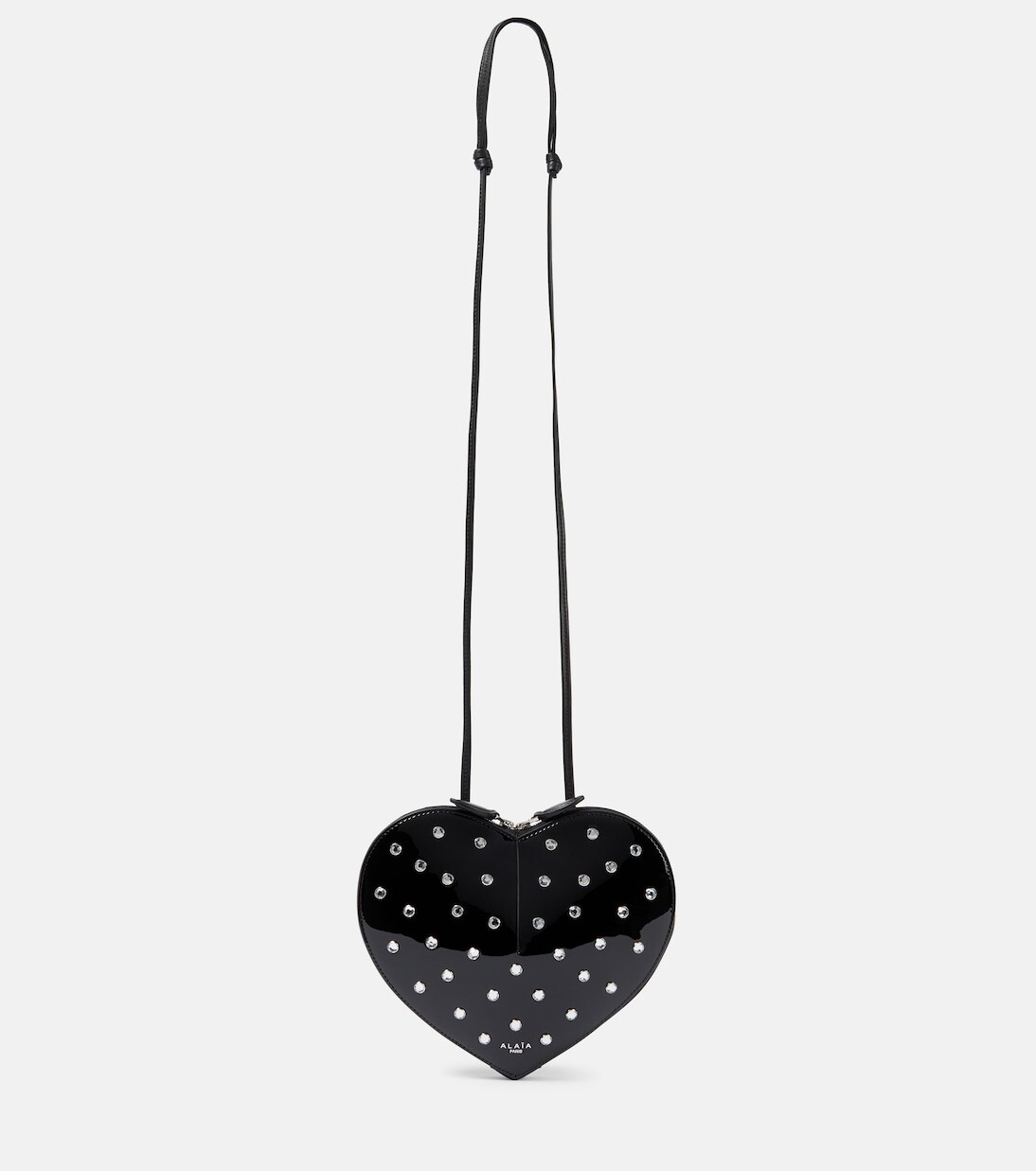 Кожаная сумка через плечо le cœur с заклепками Alaïa, черный
Кожаная сумка через плечо le cœur с заклепками Alaïa, черный