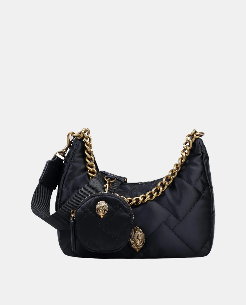 Нейлоновая сумка-хобо в черном цвете с вынимающимся кошельком Kurt Geiger, черный
Нейлоновая сумка-хобо в черном цвете с вынимающимся кошельком Kurt Geiger, черный