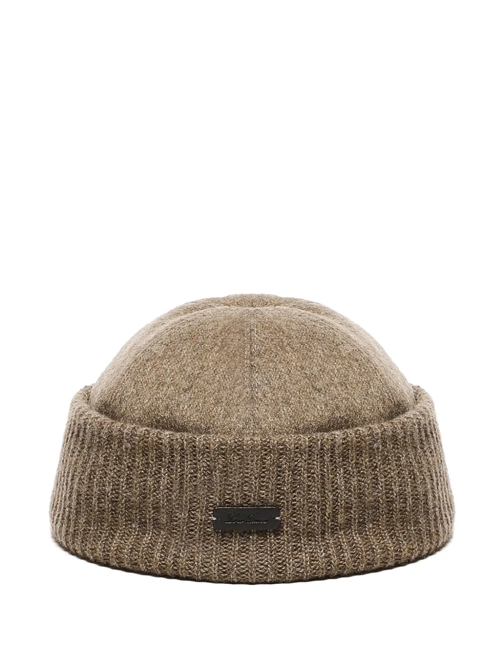 Ребристая шапка с логотипом Loro Piana, нейтральный
Ребристая шапка с логотипом Loro Piana, нейтральный