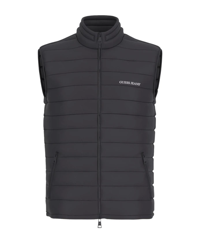 Черная пуховая куртка с капюшоном Guess, черный
Черная пуховая куртка с капюшоном Guess, черный