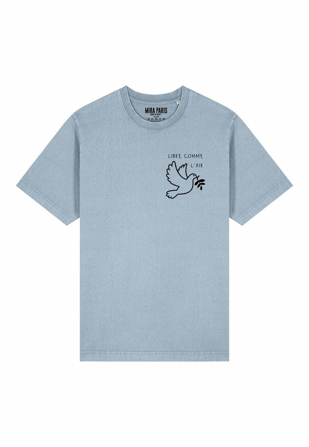 Футболка с принтом LIBRE COMME L AIR UNISEX HEAVYWEIGHT Mira Paris, светло-голубой
Футболка с принтом LIBRE COMME L AIR UNISEX HEAVYWEIGHT Mira Paris, светло-голубой