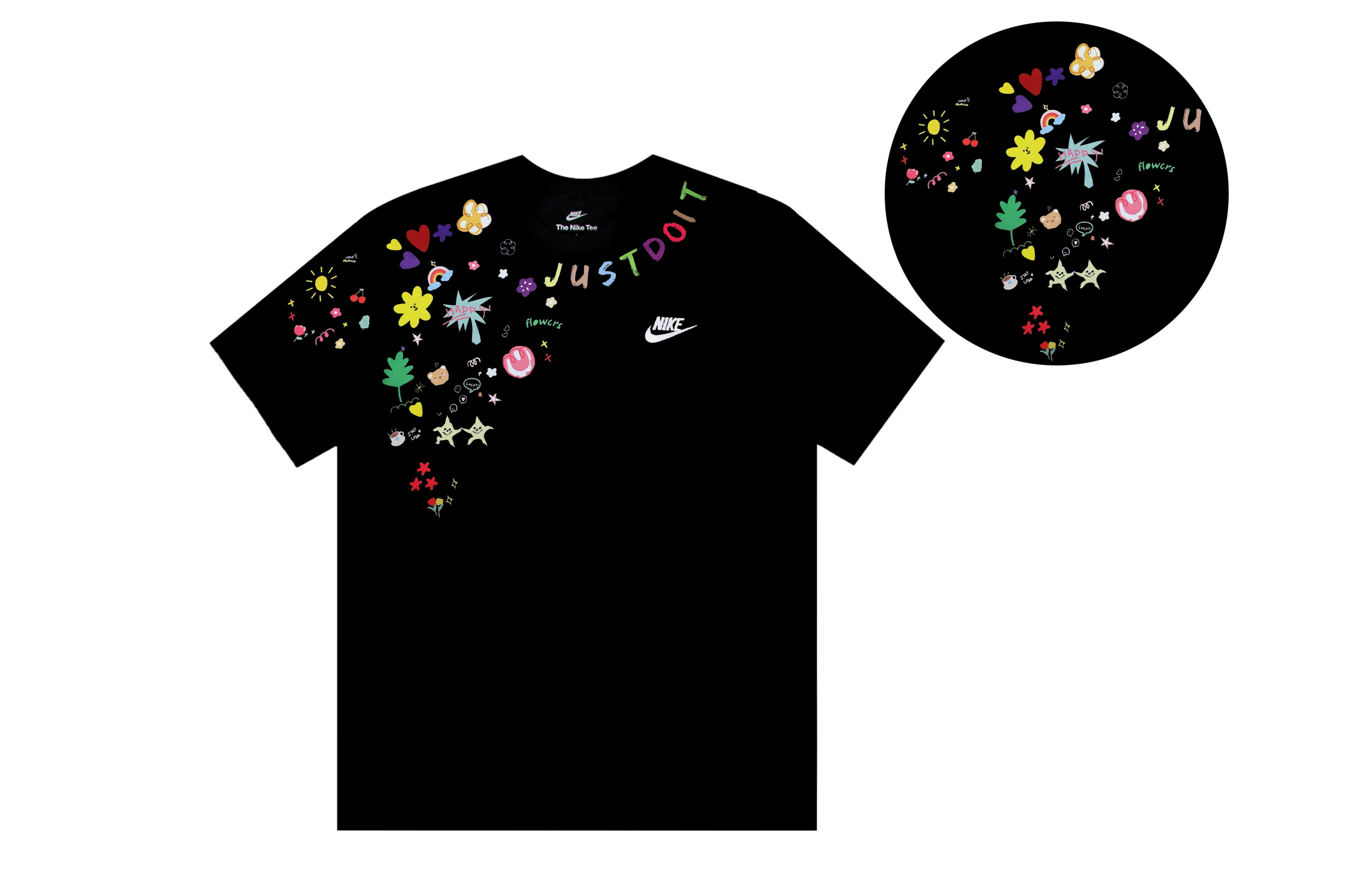Nike Футболка Unisex Handmade Remake Sunshine Star Dream Print черная
Nike Футболка Unisex Handmade Remake Sunshine Star Dream Print черная