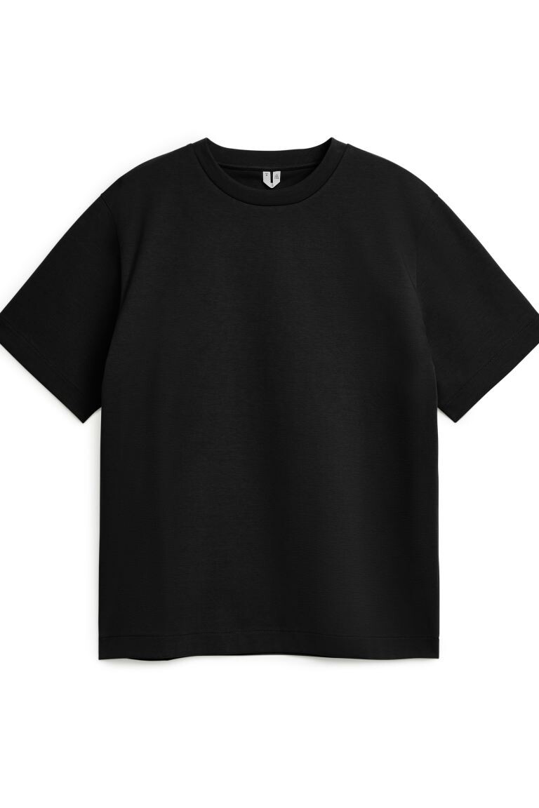 Футболка интерлок Arket, черный
Футболка интерлок Arket, черный