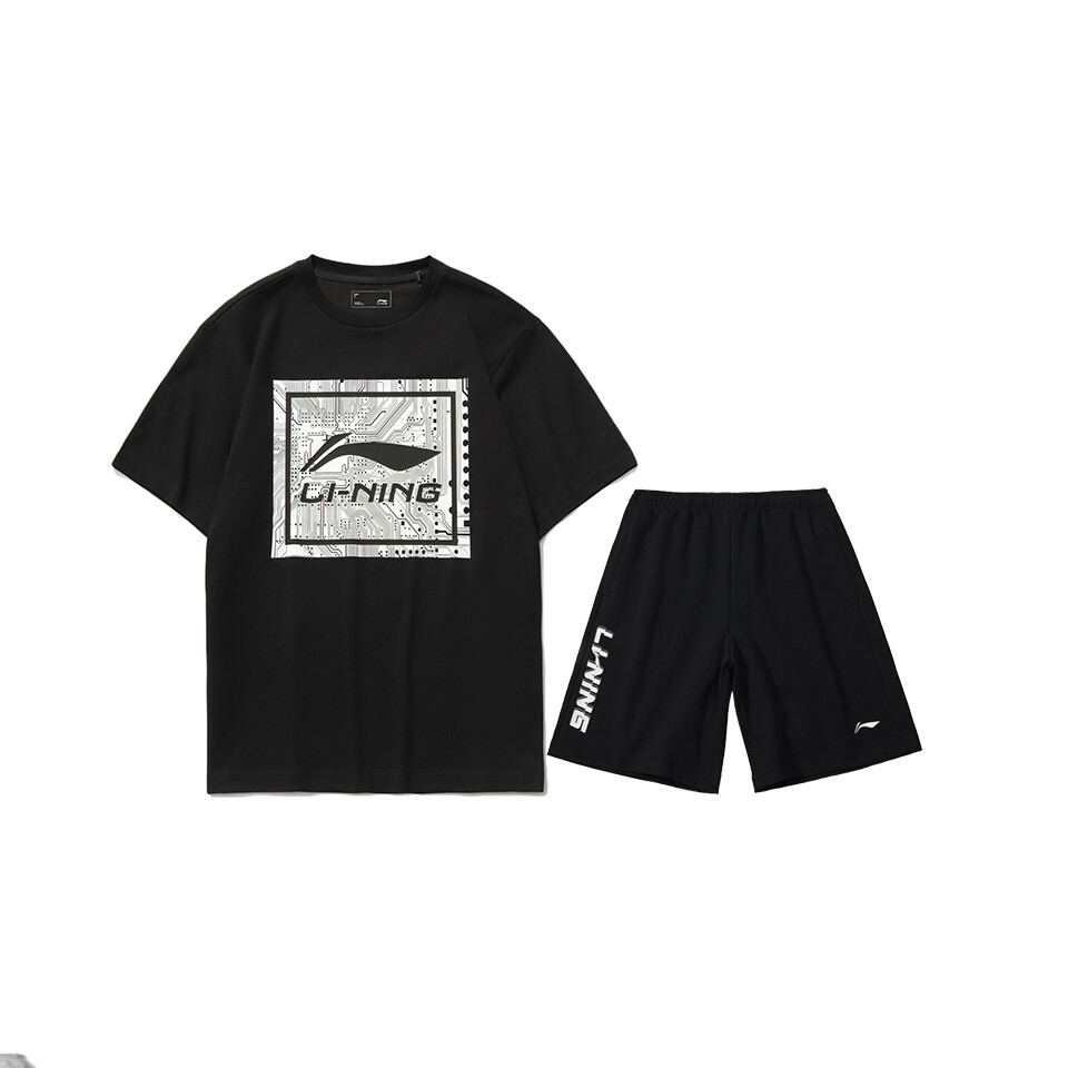 Повседневная спортивная одежда для мужчин, черный цвет Lining, черный
Повседневная спортивная одежда для мужчин, черный цвет Lining, черный