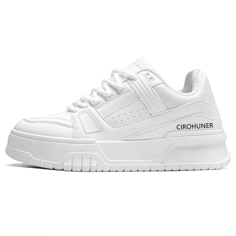 CIROHUNER Износостойкие дышащие низкие скейтерские кроссовки мужские белые, цвет White
CIROHUNER Износостойкие дышащие низкие скейтерские кроссовки мужские белые, цвет White