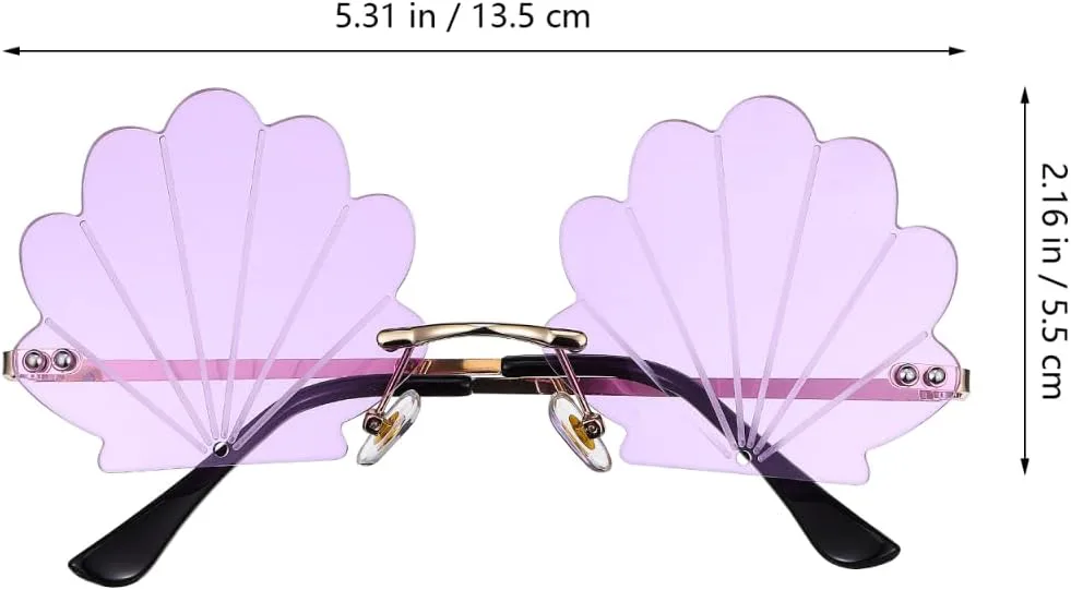 IMIKEYA 2 шт. Солнцезащитные очки в виде ракушек, морская тематика, фотоочки в винтажном стиле, забавные солнцезащитные очки для вечеринки и фотобудки, Assorted Color
IMIKEYA 2 шт. Солнцезащитные очки в виде ракушек, морская тематика, фотоочки в винтажном стиле, забавные солнцезащитные очки для вечеринки и фотобудки, Assorted Color