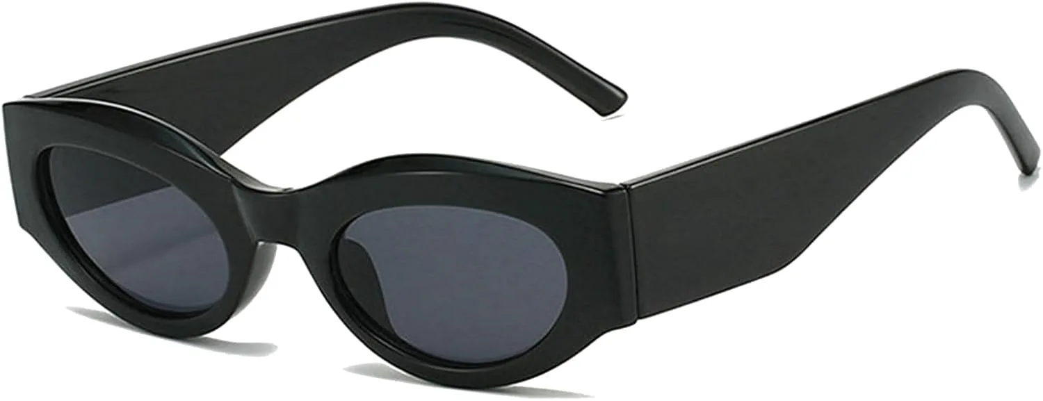 Солнцезащитные очки COTIA в стиле ретро овальной формы для женщин и мужчин, стильные «кошачий глаз», желейные, милые, с широкими дужками, в стиле панк, Black
Солнцезащитные очки COTIA в стиле ретро овальной формы для женщин и мужчин, стильные «кошачий глаз», желейные, милые, с широкими дужками, в стиле панк, Black