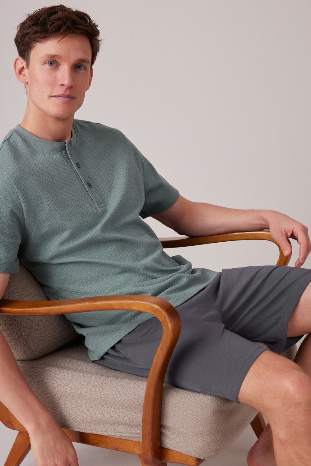 Короткая фактурная пижама Next, зеленый
Короткая фактурная пижама Next, зеленый