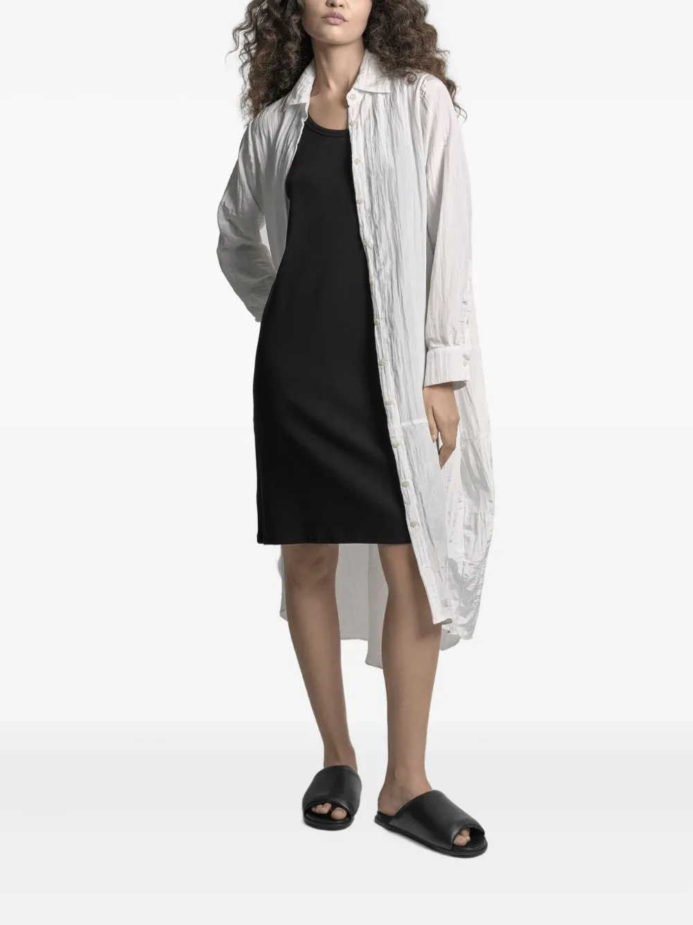 Платье-рубашка со складками Uma | Raquel Blay, белый
Платье-рубашка со складками Uma | Raquel Blay, белый