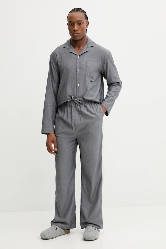 Хлопковая пижама Tommy Hilfiger, серый
Хлопковая пижама Tommy Hilfiger, серый