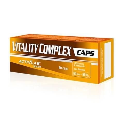 Комплекс ActivLab, Vitality, 60 капсул ActivLab
Комплекс ActivLab, Vitality, 60 капсул ActivLab