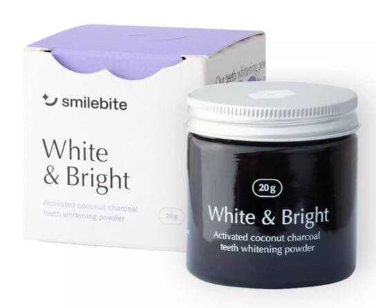 Порошок для отбеливания зубов с кокосовым углем, 20 г Smilebite White And Bright, Inna marka
Порошок для отбеливания зубов с кокосовым углем, 20 г Smilebite White And Bright, Inna marka
