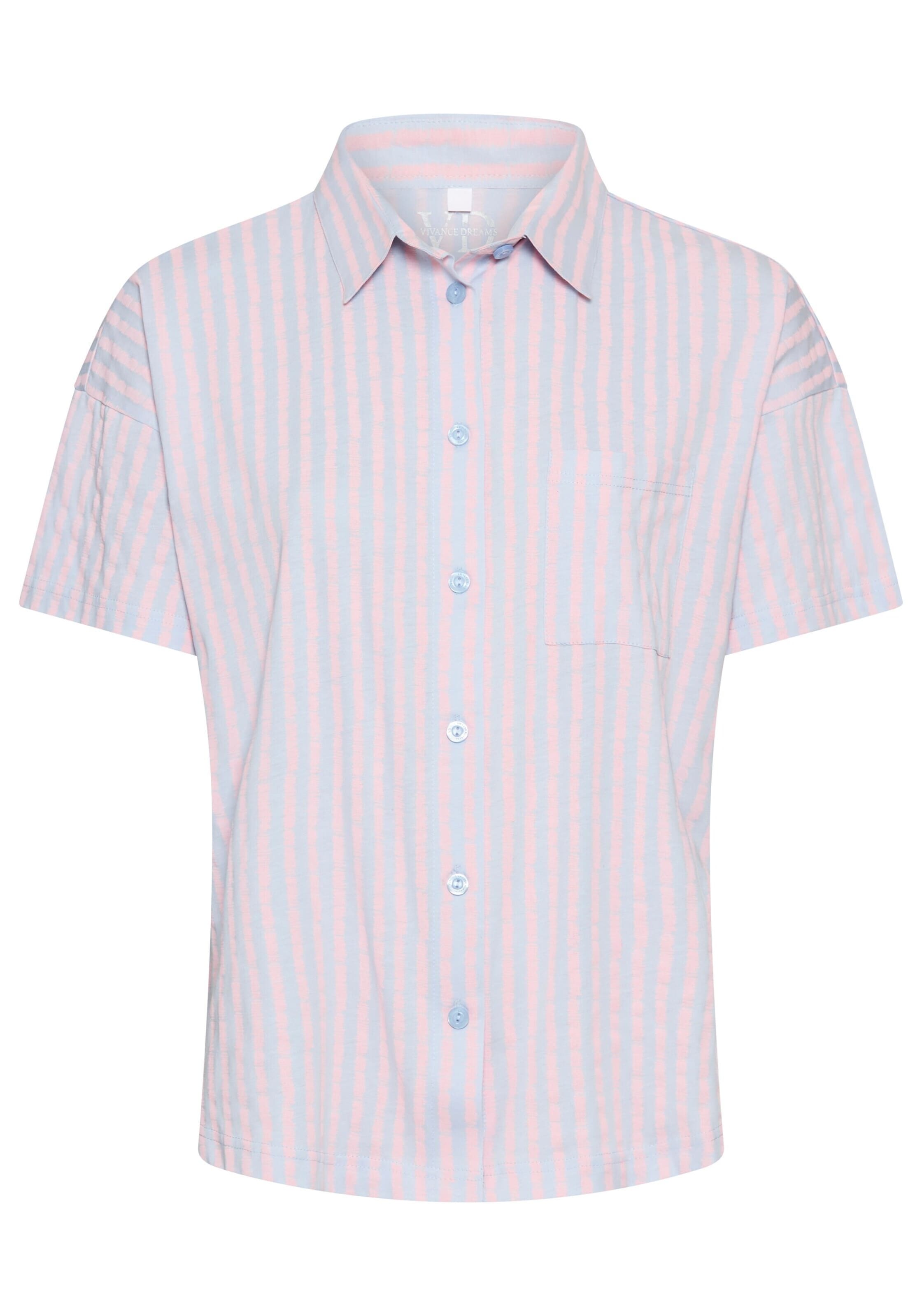 VIVANCE Пижамная рубашка в светло-голубом цвете
VIVANCE Пижамная рубашка в светло-голубом цвете