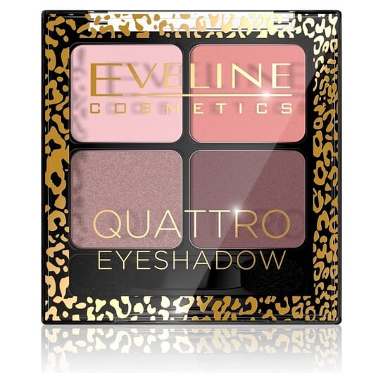 Палитра Quattro, 4 тени для век, № 12 Eveline Cosmetics 
Палитра Quattro, 4 тени для век, № 12 Eveline Cosmetics