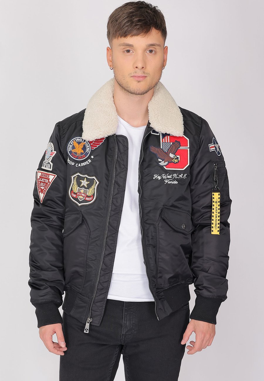 Куртка TOP GUN MIT KRAGEN, Black
Куртка TOP GUN MIT KRAGEN, Black