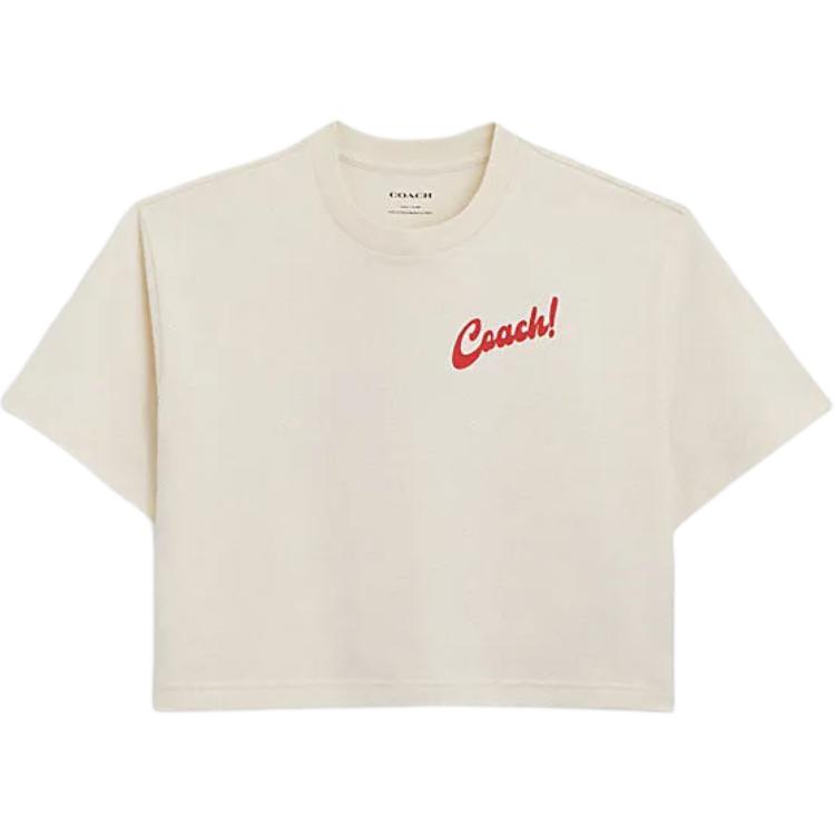 Футболка женская кремовая COACH
Футболка женская кремовая COACH
