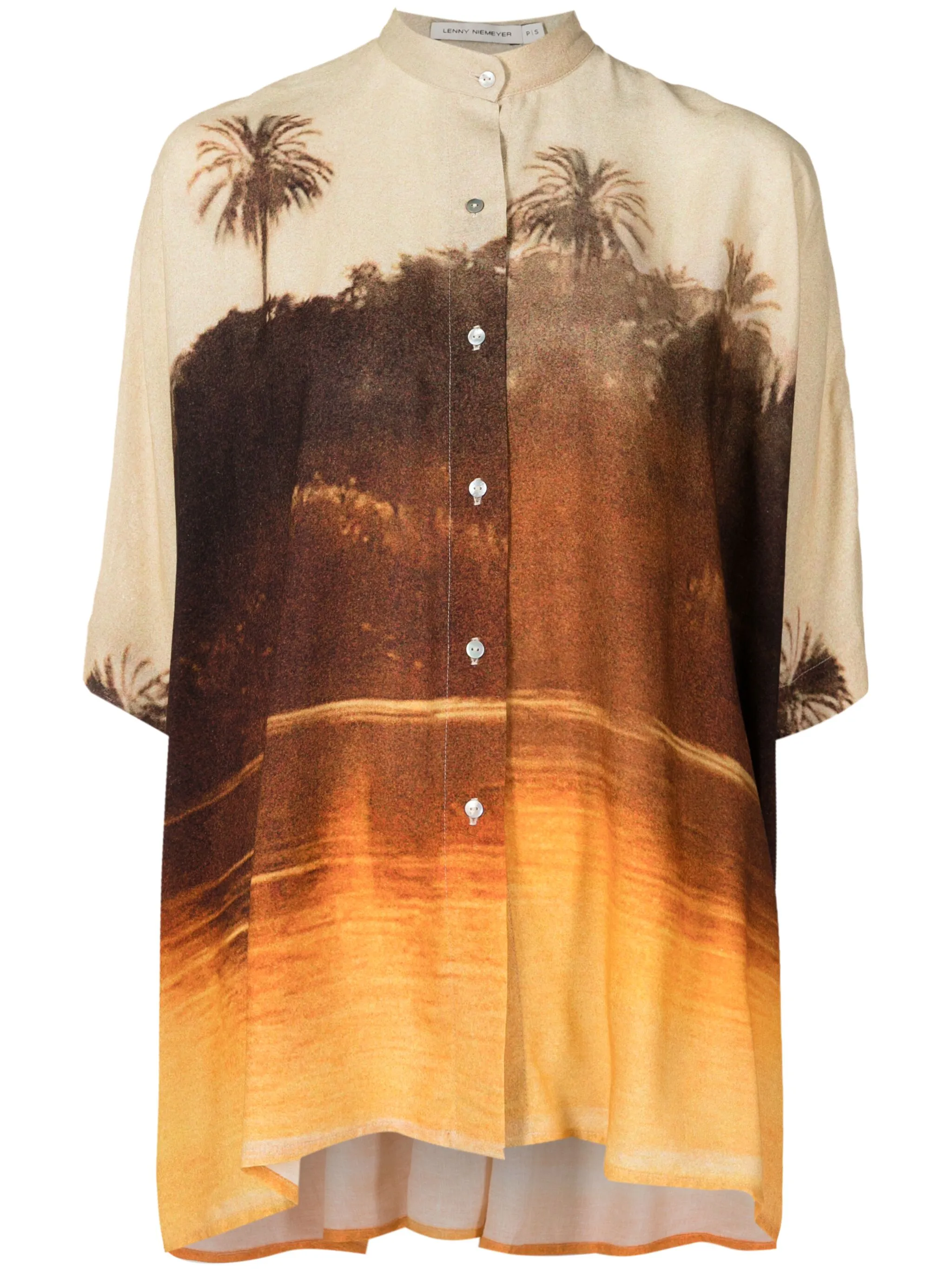 Рубашка с графичным принтом Lenny Niemeyer, коричневый
Рубашка с графичным принтом Lenny Niemeyer, коричневый