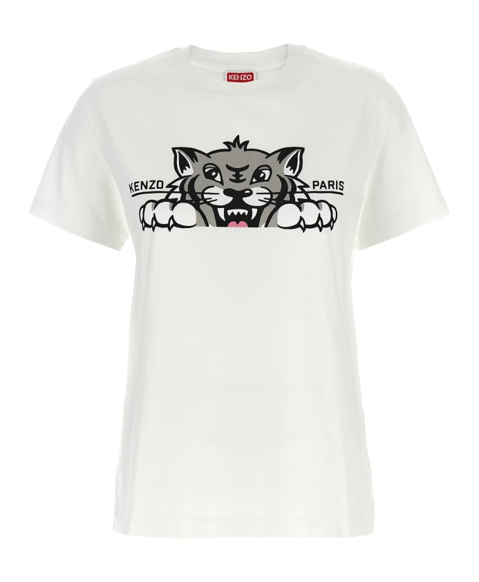 Футболка «Счастливый тигр» Kenzo, белый
Футболка «Счастливый тигр» Kenzo, белый