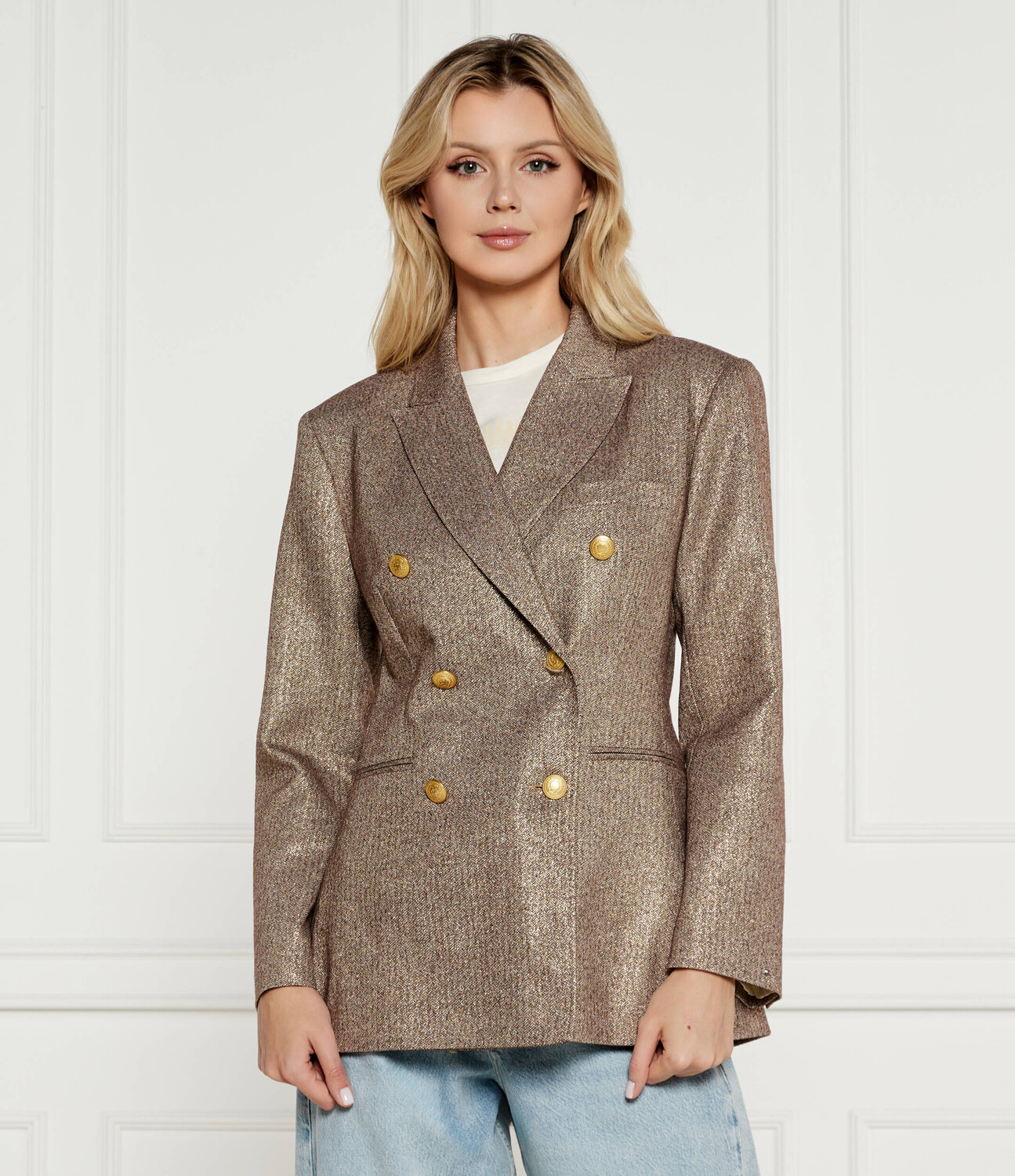 Куртка Tommy Hilfiger elegante LUREX Loose fit, коричневый
Куртка Tommy Hilfiger elegante LUREX Loose fit, коричневый