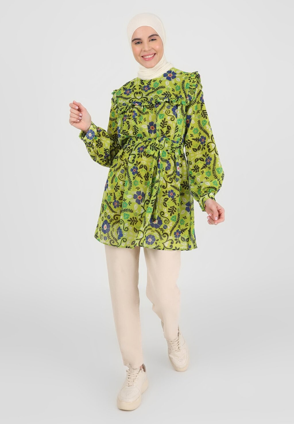 Блуза CREW NECK BENIN Modanisa, мультиколор
Блуза CREW NECK BENIN Modanisa, мультиколор