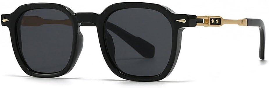 Мужские солнцезащитные очки квадратной формы в стиле ретро с градиентным переходом цвета, защитой от УФ-излучения UV400 и заклепками, женские солнцезащитные очки сине-зеленого цвета SKFGNX, Black Golden Grey
Мужские солнцезащитные очки квадратной формы в стиле ретро с градиентным переходом цвета, защитой от УФ-излучения UV400 и заклепками, женские солнцезащитные очки сине-зеленого цвета SKFGNX, Black Golden Grey