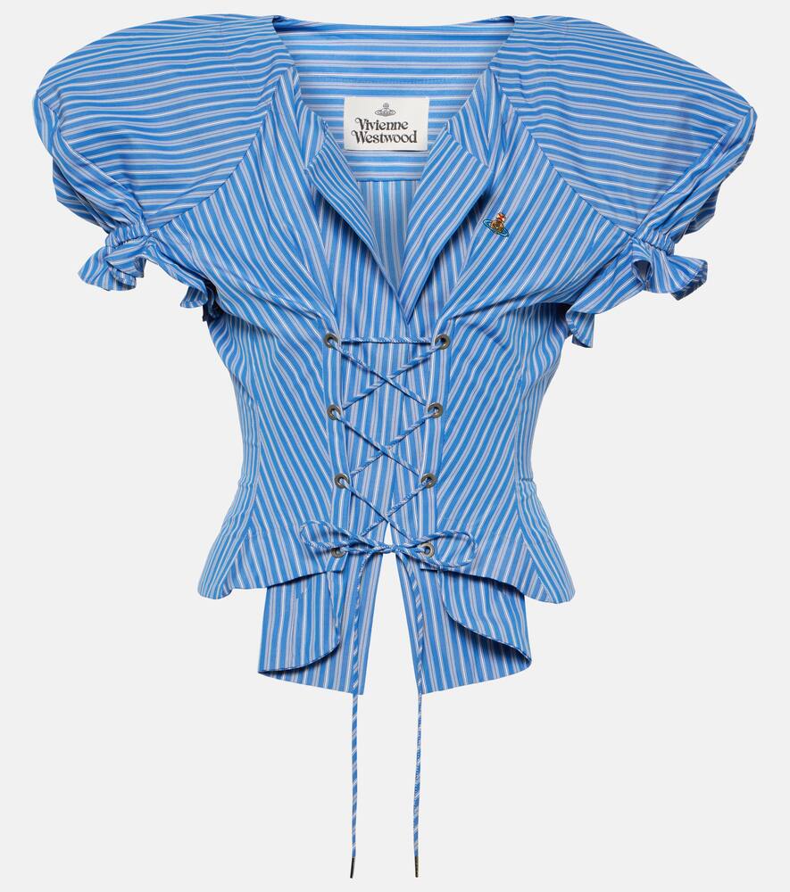 Топ из хлопка в полоску Kate Vivienne Westwood, Thin Stripes
Топ из хлопка в полоску Kate Vivienne Westwood, Thin Stripes