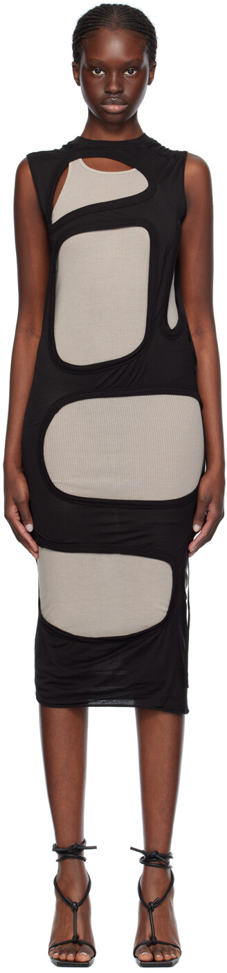 Черное платье-миди Membrane II Rick Owens Drkshdw, Черный, Черное платье-миди Membrane II Rick Owens Drkshdw
Черное платье-миди Membrane II Rick Owens Drkshdw, Черный, Черное платье-миди Membrane II Rick Owens Drkshdw